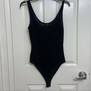 Simple Black Bodysuit